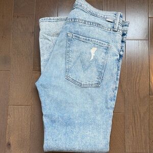 MOTHER The Scrapper Double Cuff “out with the old in with the new” premium denim